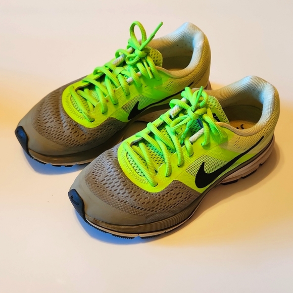 Nike Shoes - Women's neon green and grey Nike